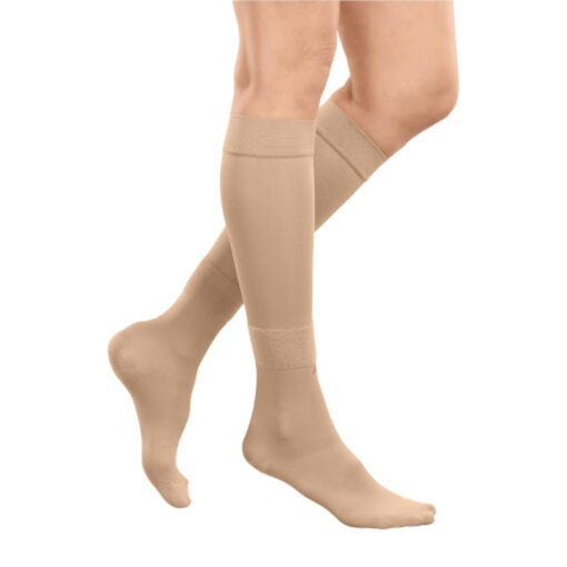 Duomed - Calf Closed Toe Compression Stocking, CCL 1 - Beige