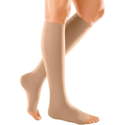 Duomed - Calf Open Toe CCL 2 Compression Stocking Beige