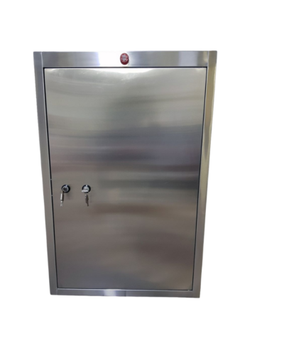 Narcotic Cabinet - 90*60*90 • Structure is made from non-magnetic stainless steel material • Two Inner Shelves