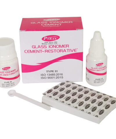 Denta Kris - Pyrax Glass Ionomer Cement-LC, Syringe 1 x 2gm - EM-4688