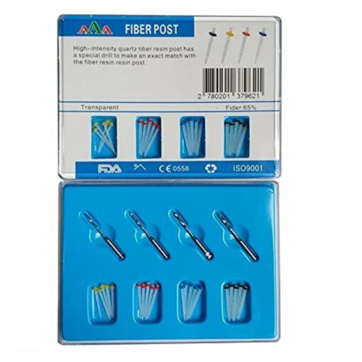 Pyrax Fiber Post 20 Post, 4 Drill - EM-7269