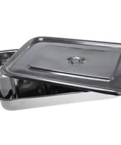 Stainless Steel Surgical Instrument Tray With Lid 12 X 10 X 2