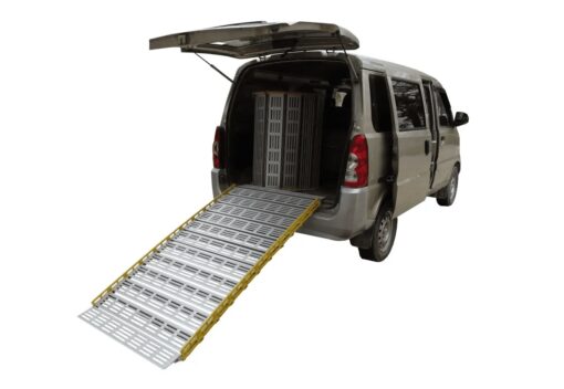 Aluminum Rolling Ramp 9 Feet