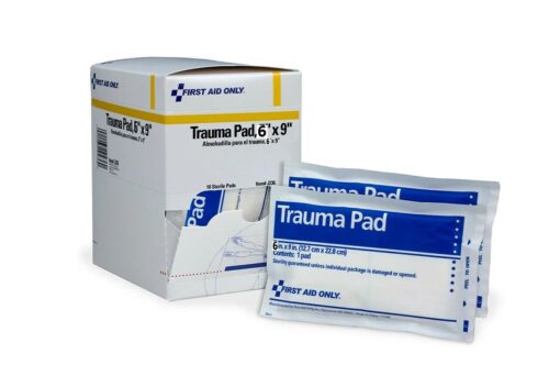 First Aid Only Trauma Pads 6 Inch x 9 Inch