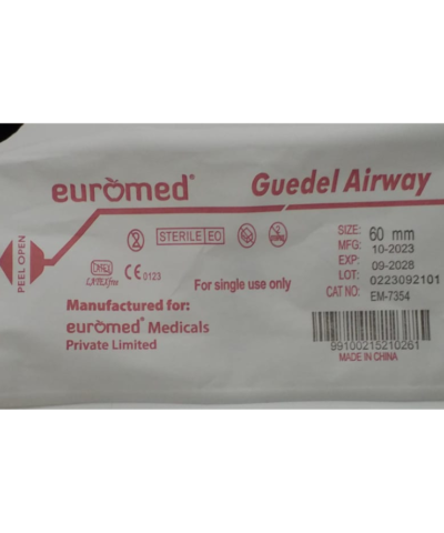 Guedel airway set- 9 sizes