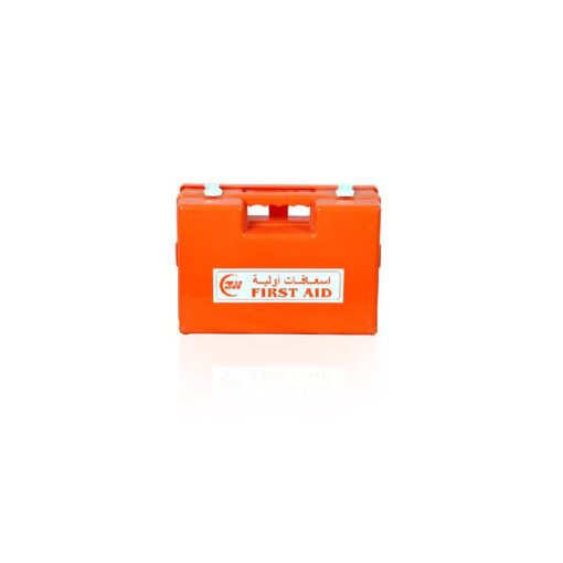 3W Healthcare - ABS First Aid Box Orange/White/Red, 28 x 12 x 20cm - 3WF-061