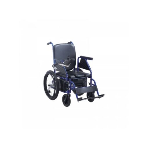 3W Healthcare - Aluminium Electric Wheelchair with Commode, 118 x 64 x 91cm - 3WG-119Y-48