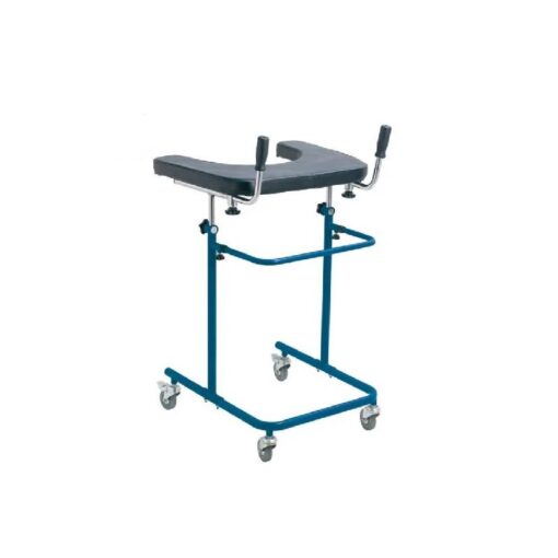 3W Healthcare - Aluminium Patient Walker, 60 x 62 x 94-138cm - 3WG-9702