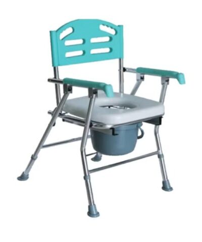 3W Healthcare - Commode Chair Blue and White, 62 x 59 x 88cm - 3WG-820L