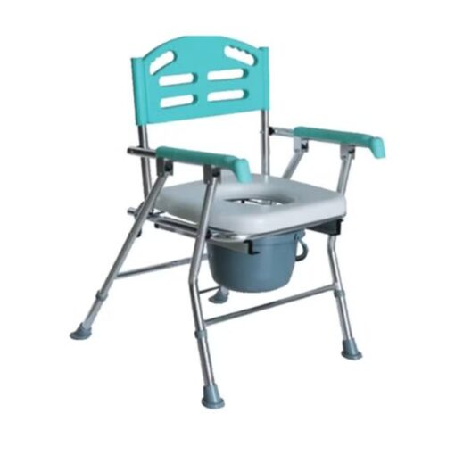 3W Healthcare - Commode Chair Blue and White, 62 x 59 x 88cm - 3WG-820L