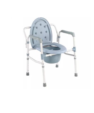 3W Healthcare - Folding Commode Chair Blue, 50 x 55 x 74cm - 3WG-811Q