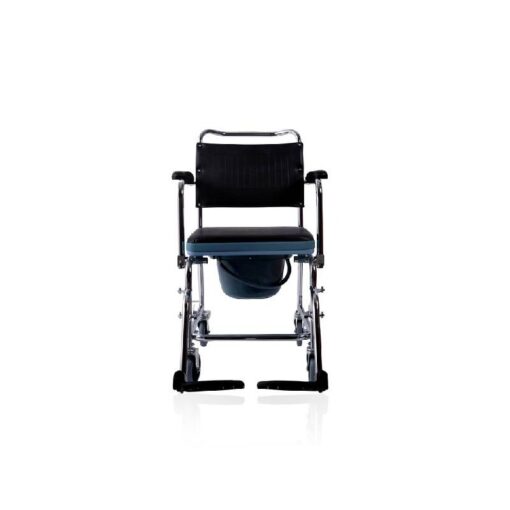 3W Healthcare - Stainless Steel Commode Wheelchair, 92 x 55 x 95cm - 3WG-692-46