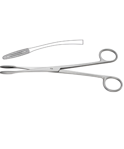 Himmel Tek - Gross Maier Dressing Forceps with Ratchet, 26cm