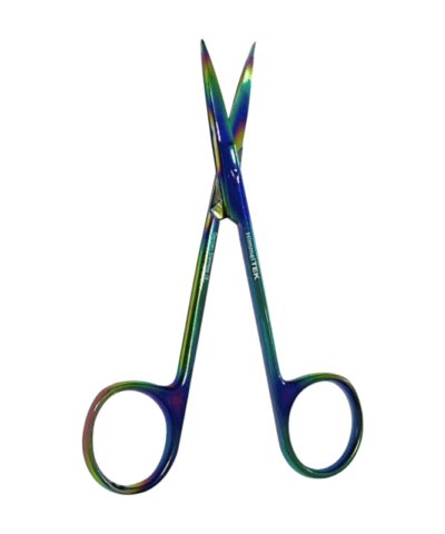 Himmel Tek - Iris Scissors Multi Coated Straight, 4.5inch