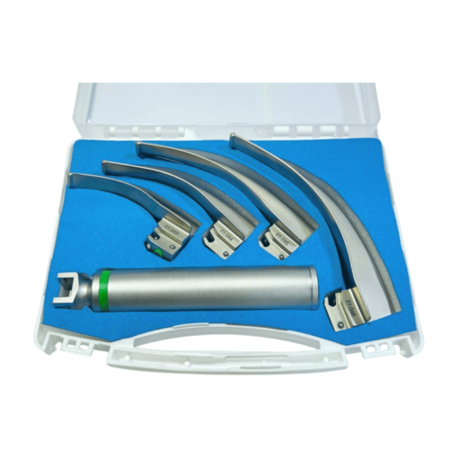 Himmel Tek - Mac Fiber Optic Laryngoscope Set of 4 Blades