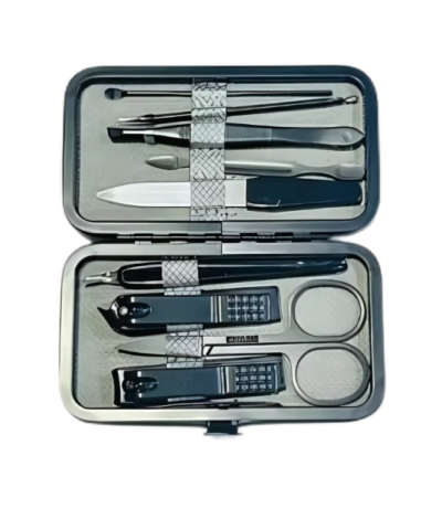 Himmel Tek - Manicure Instruments Set of 9pcs, Black