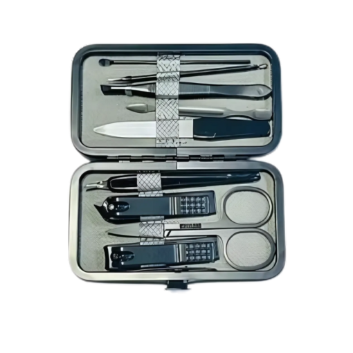 Himmel Tek - Manicure Instruments Set of 9pcs, Black