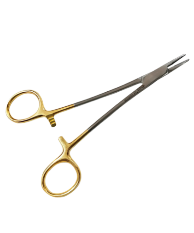 Himmel Tek - TC Gold Coated Needle Holder, 5.5inch