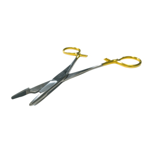 Himmel Tek - TC Gold Plated Olsen Hegar Needle Holder and Scissor, 6.25inch