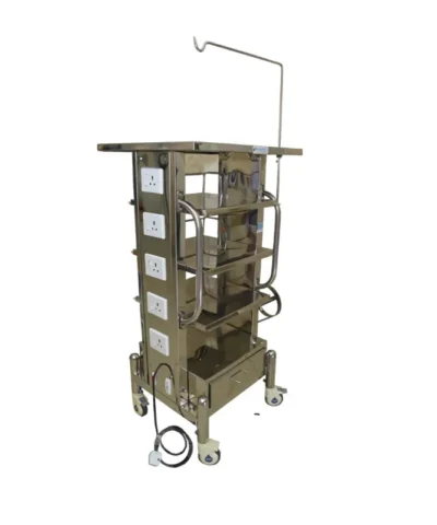 SI Surgical - Laparoscopy Trolley - SIS 2015A Full SS