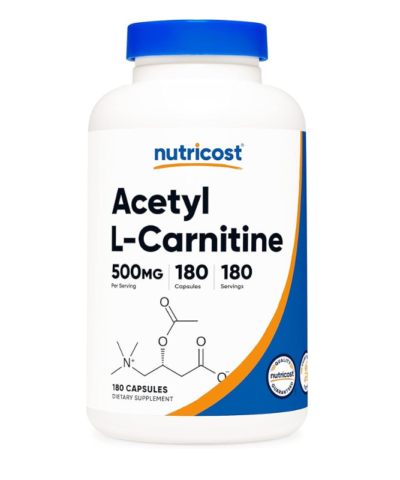 Acetyl L-Carnitine Capsules (500 MG) (180 Capsules)