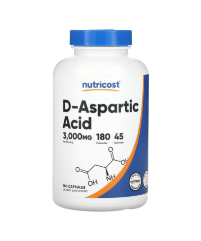 D-Aspartic Acid Capsules (3000 MG) (180 Capsules)