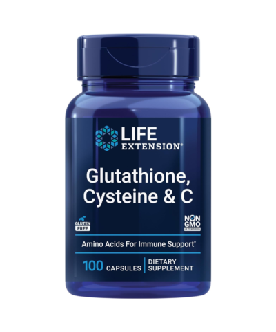 Life Extension Glutathione, Cysteine & C, 100 capsules