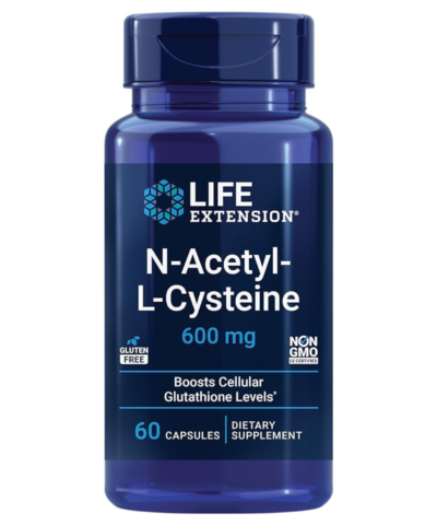 Life Extension N-Acetyl-L-Cysteine, 600 mg, 60 capsules