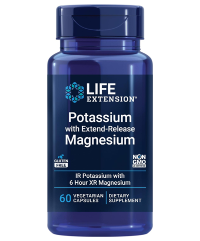 Life Extension Potassium with Extend-Release Mag, 60 veg caps