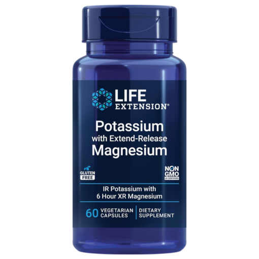 Life Extension Potassium with Extend-Release Mag, 60 veg caps