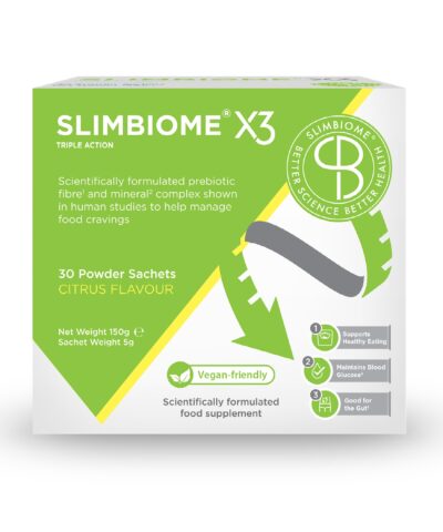 Optibiotix Slimbiome -Prebiotic, Nutritional Supplement, Vegan, Gut Health, 30 Sachets